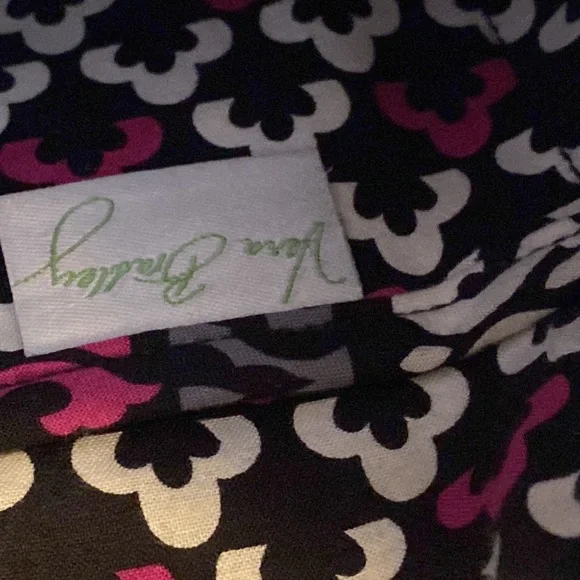 Vera Bradley Crossbody Pink Black Gray GUC Purse - Picture 8 of 8
